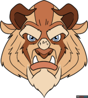 How to Draw The Beast from Beauty and the Beast
