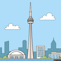 How to Draw the CN Tower