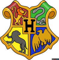How to Draw the Hogwarts Crest