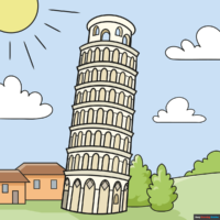 How to Draw the Leaning Tower of Pisa