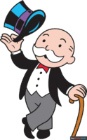 How to Draw the Monopoly Man