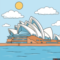 How to Draw the Sydney Opera House