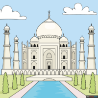 How to Draw the Taj Mahal