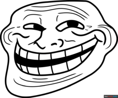 How to Draw Trollface