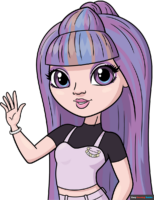 How to Draw Violet from Rainbow High