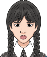 How to Draw Wednesday Addams