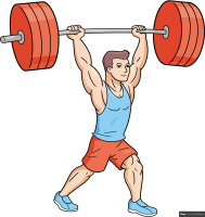 How to Draw a Weightlifter