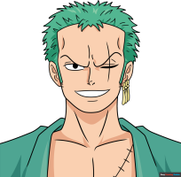 How to Draw Zoro from One Piece