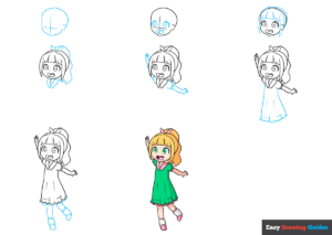 How to Draw a Young Anime Girl Featured Image