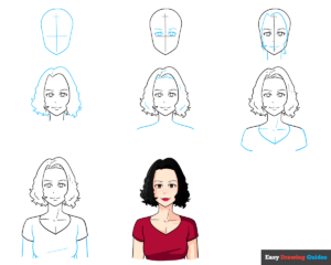 How to Draw an Adult Anime Woman Featured Image