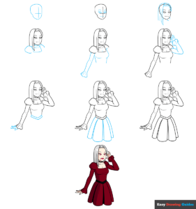 How to Draw an Anime Vampire Girl Featured Image